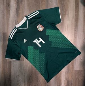 Adidas Mexico 2018 Chicharito 14 Soccer Jersey Football Shirt REPLICA